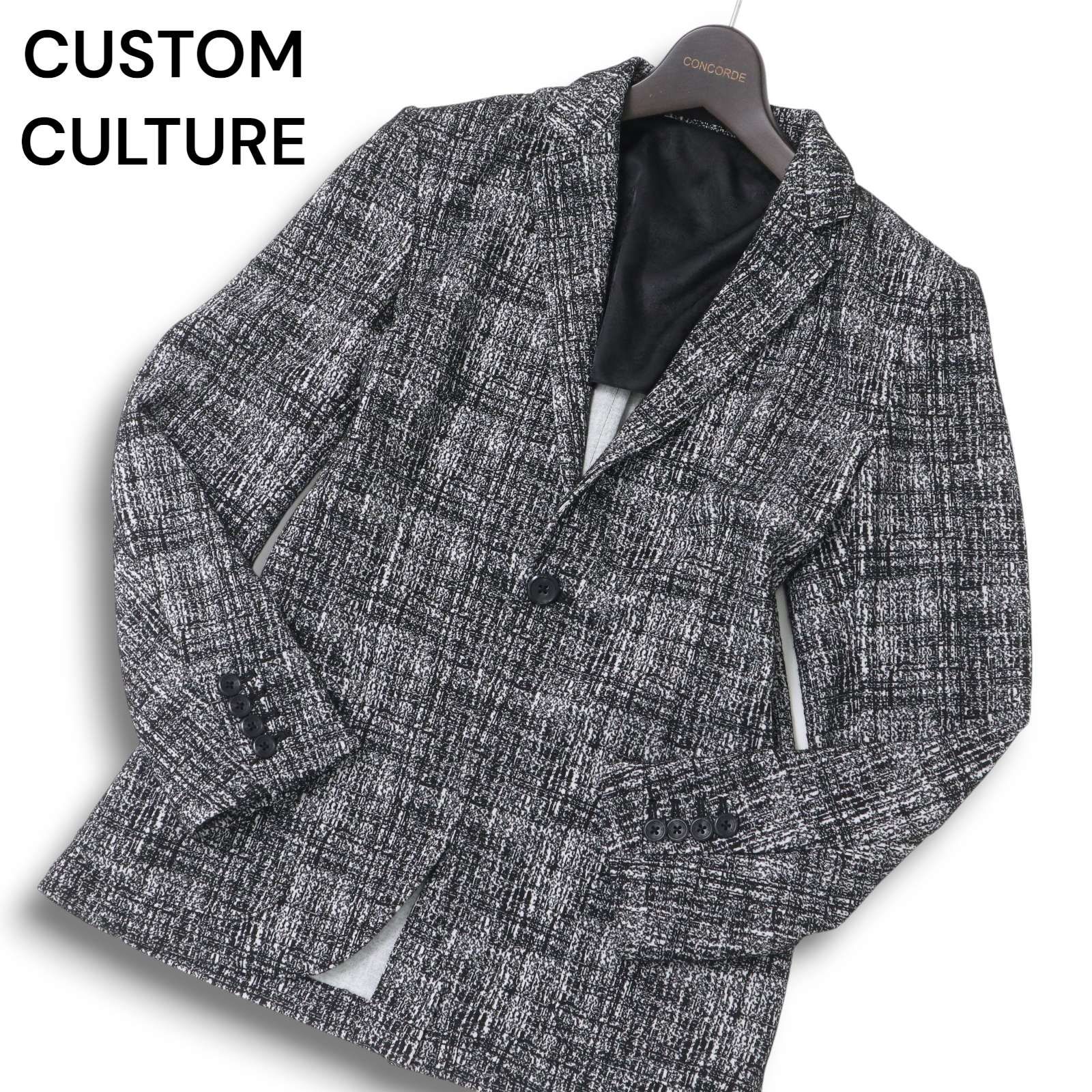 CUSTOM CULTURE カスタムカルチャー 秋冬 背抜き ストレッチ☆ 総柄 
