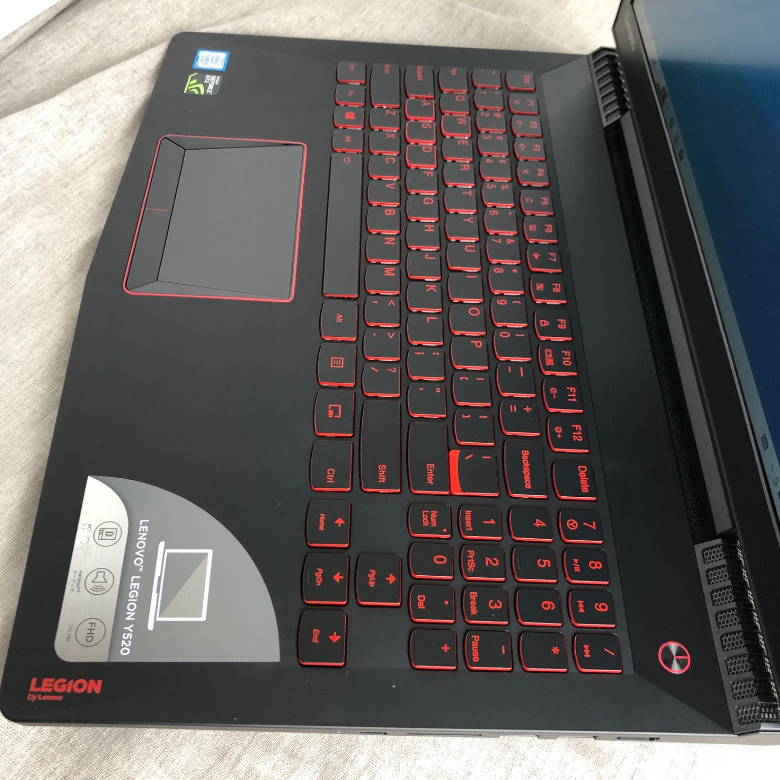 ゲーミングPC ノートPC Lenovo Legion レノボ レギオン Y520-15IKBN【GTX  1050・i5-7300HQ・16GB・SSD512GB】/LT-240582（171925） ゲーミングパソコン - メルカリ