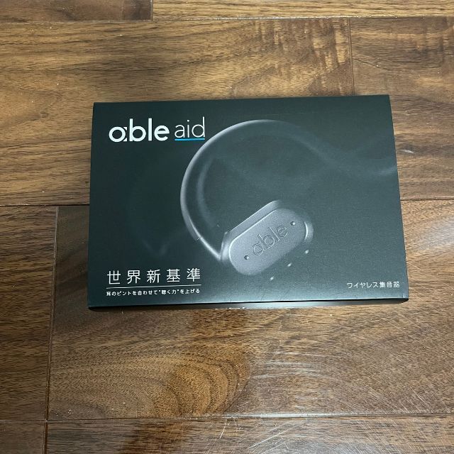 able aid ワイヤレスイヤホン 集音器 ABLE-AID-01 - オーディオ機器