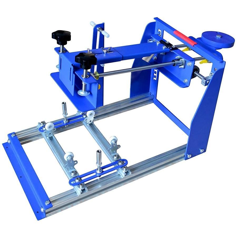 送料無料 曲面用スクリーン印刷機 シルクスクリーン円筒型印刷機 印刷範囲 20cm×25cm タンブラー マグカップ 水筒などの印刷に