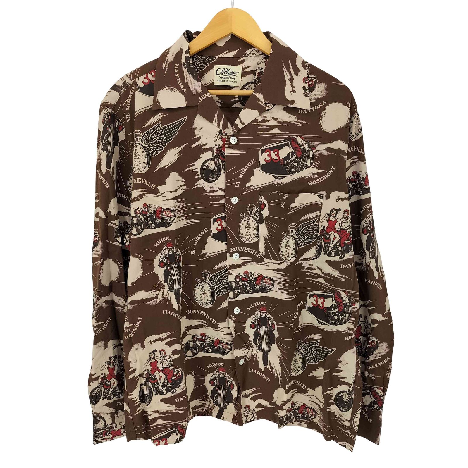 新品！未使用！OLD CROWオールドクロー L/S Shirts OLD CROW/オールドクロウ】2024SS「BLACKBIRD L/S Shirts
