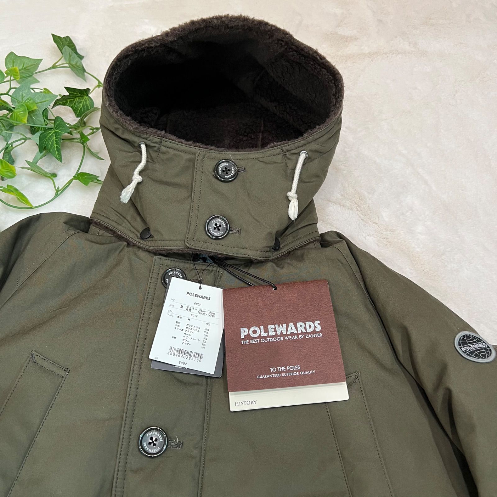 新品】【ポールワーズ】VENTILE PARKERダウンジャケットMサイズ
