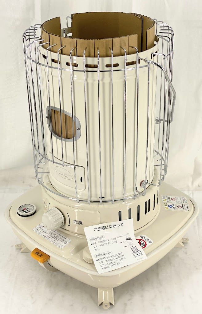 送料無料◇2013年◇コロナ 石油ストーブ ホワイト 円筒形 灯油