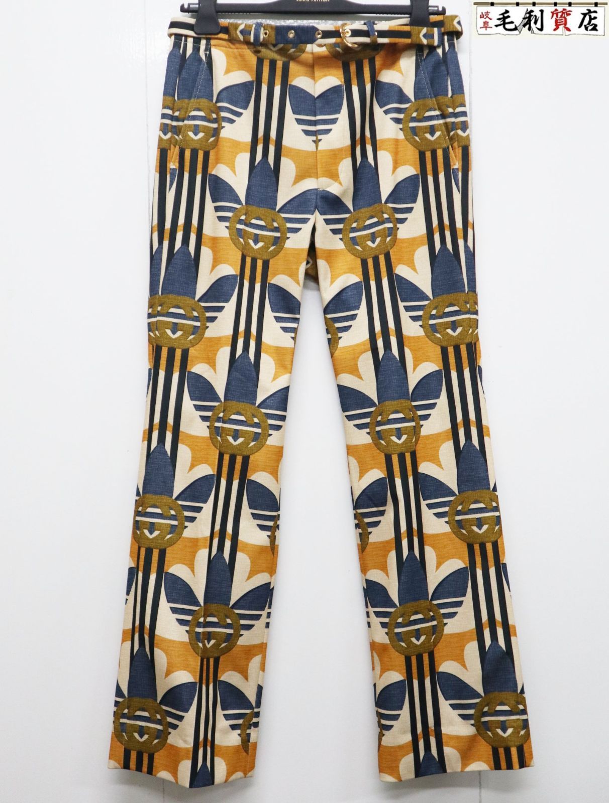 GUCCI グッチ アディダス adidas 691433 ZAJOP ベルト付き ロゴ総柄