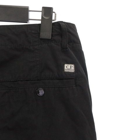 パンツ C.P. COMPANY MICROREPS LOOSE CARGO PANT Black Microreps Boxy Lens Cargo Pants by C.P. Company on Sale