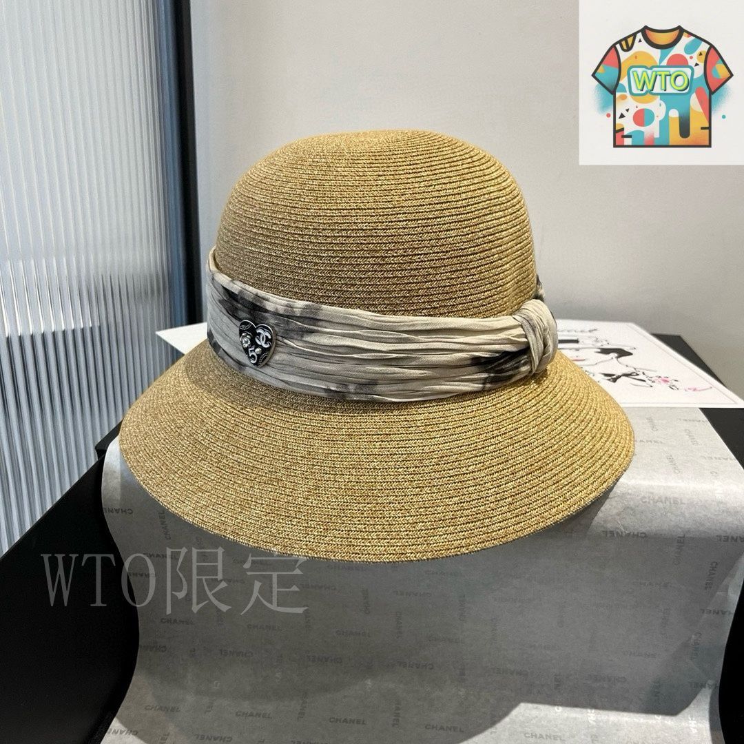 今日特価】Chanel 新款ストローハット-1 - メルカリ