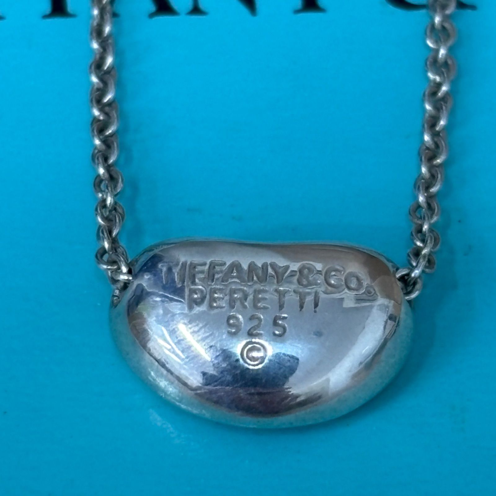 ▪️ TIFFANY&Co. ティファニー ビーン ネックレス シルバー925