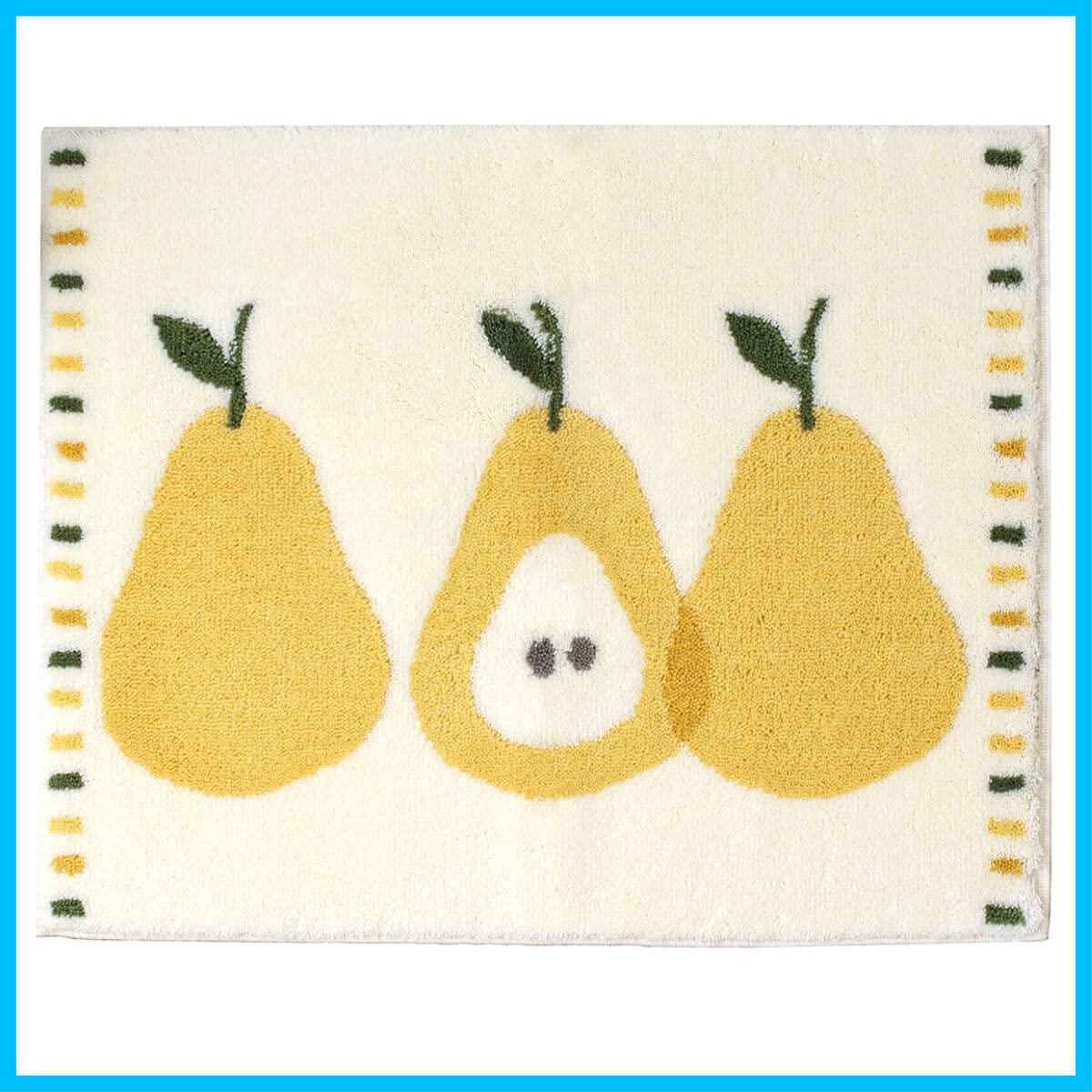 数量 防臭 抗菌 滑り止め加工 足拭きマット 速乾 イエロー 吸水 約48cm×60cm カーム 乾度良好 かんどりょうこう バスマット オカ OKA