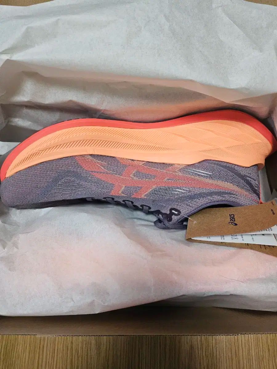 285 Asics アシックス スーパーブラスト 2 グレー|パープル |