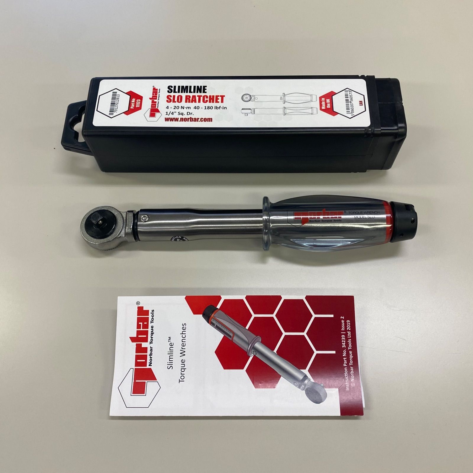 新品】Norbar 1/4インチ 正方形 20Nm 調節可能トルクレンチ 11123｜高 