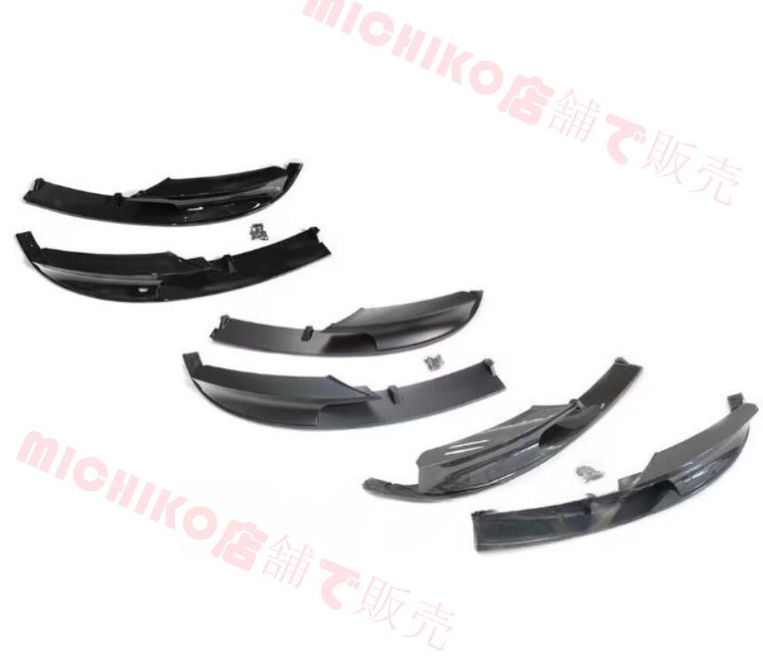 BMW 3 シリーズ F30 F31 2012-2018 スポーツ パフォーマンス フロントスポイラー カーボン調 FFCRYSTALESIA_COM