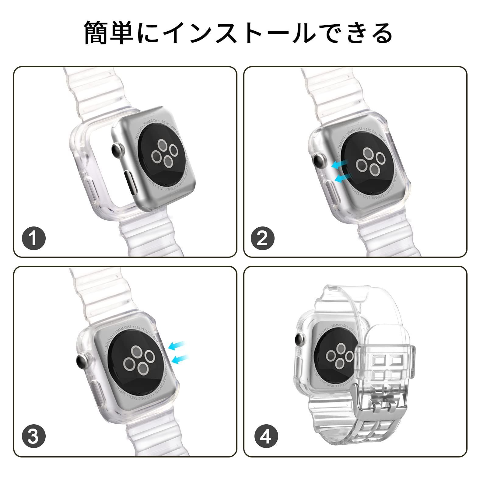 POLINK コンパチブル Apple Watch バンド 49mm 45mm 44mm 42mm 41mm