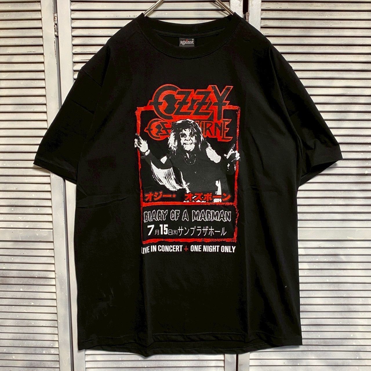 オジーオズボーン OZZY OSBOURNE T 黒 バンド ミュージック
