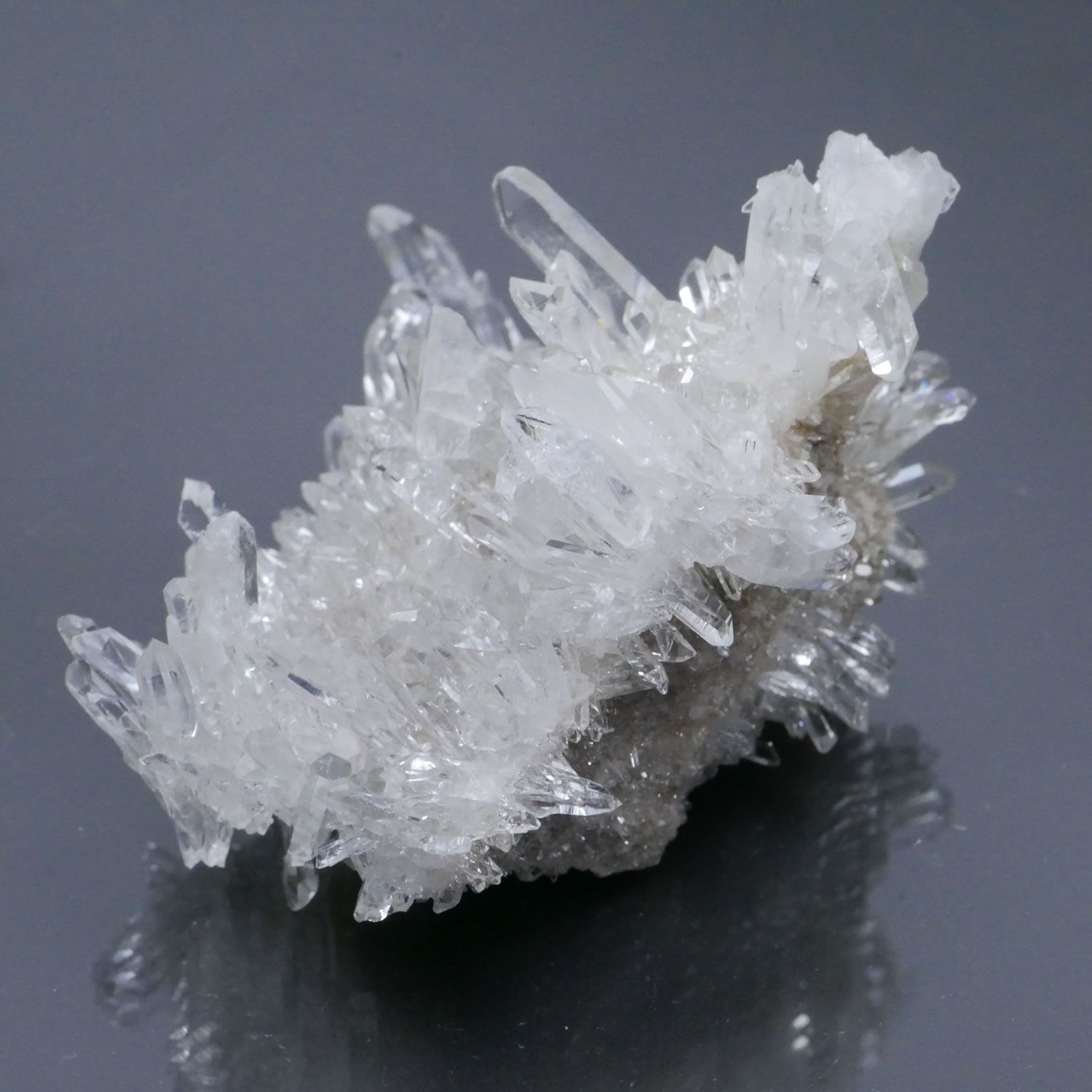 四川省産 菊花水晶 クラスター 1点物 約57g （Wターミネーター