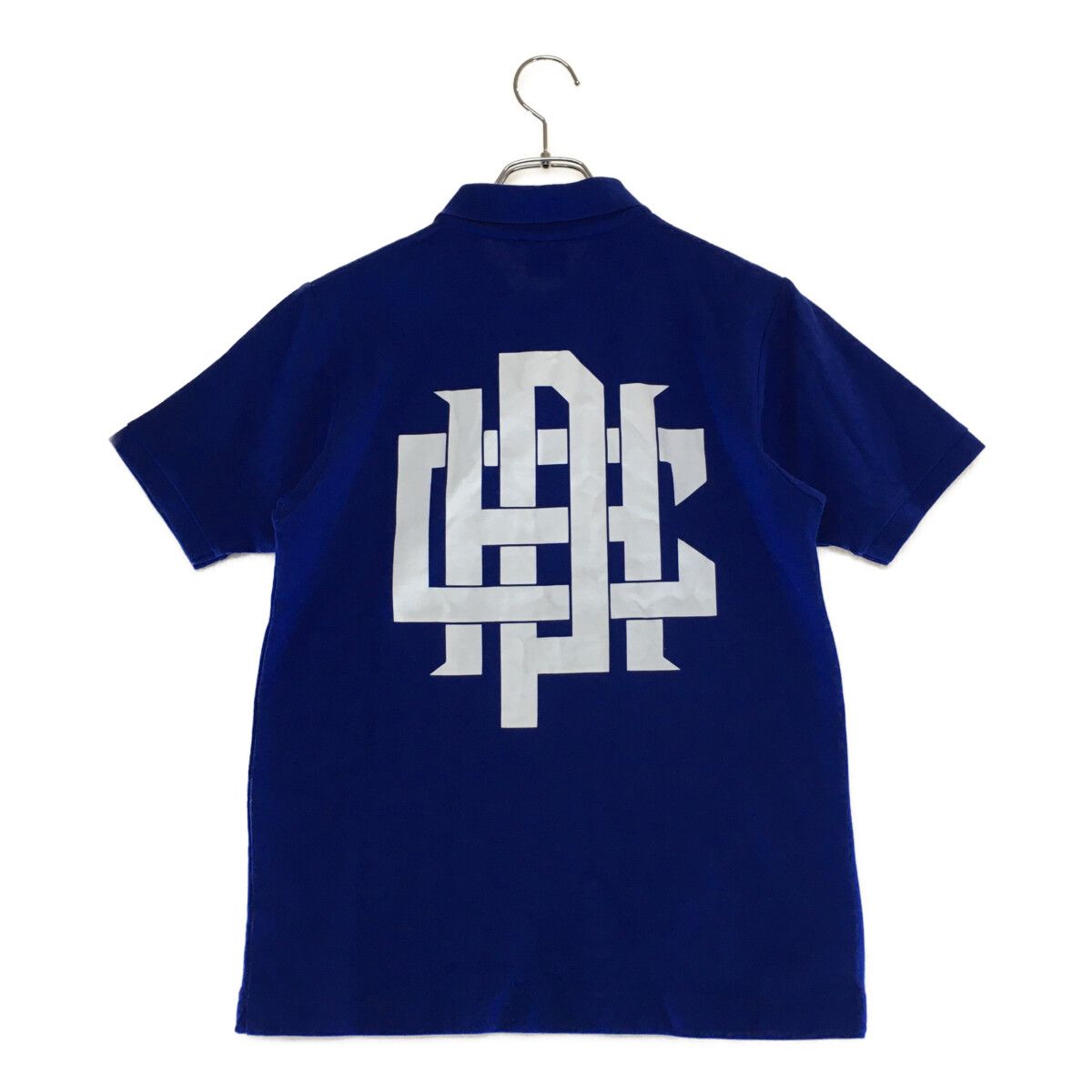 中古 メンズ 半袖ポロシャツ S 青 ブルー キャプテンズヘルムゴルフ