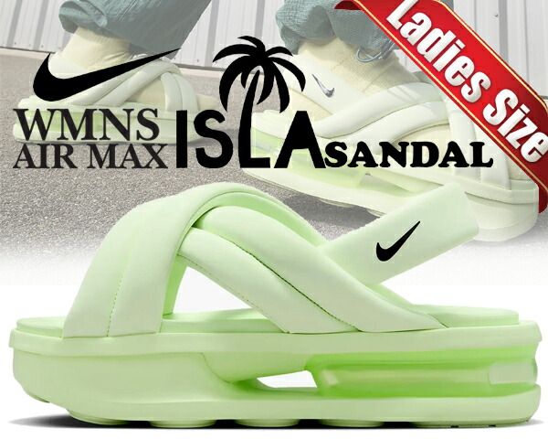 ナイキ ウィメンズ エアマックス アイラ サンダル NIKE WMNS AIR MAX ISLA SANDAL barely volt/black-barely volt fj5929-700 レディース 厚底 ベアリーボルト