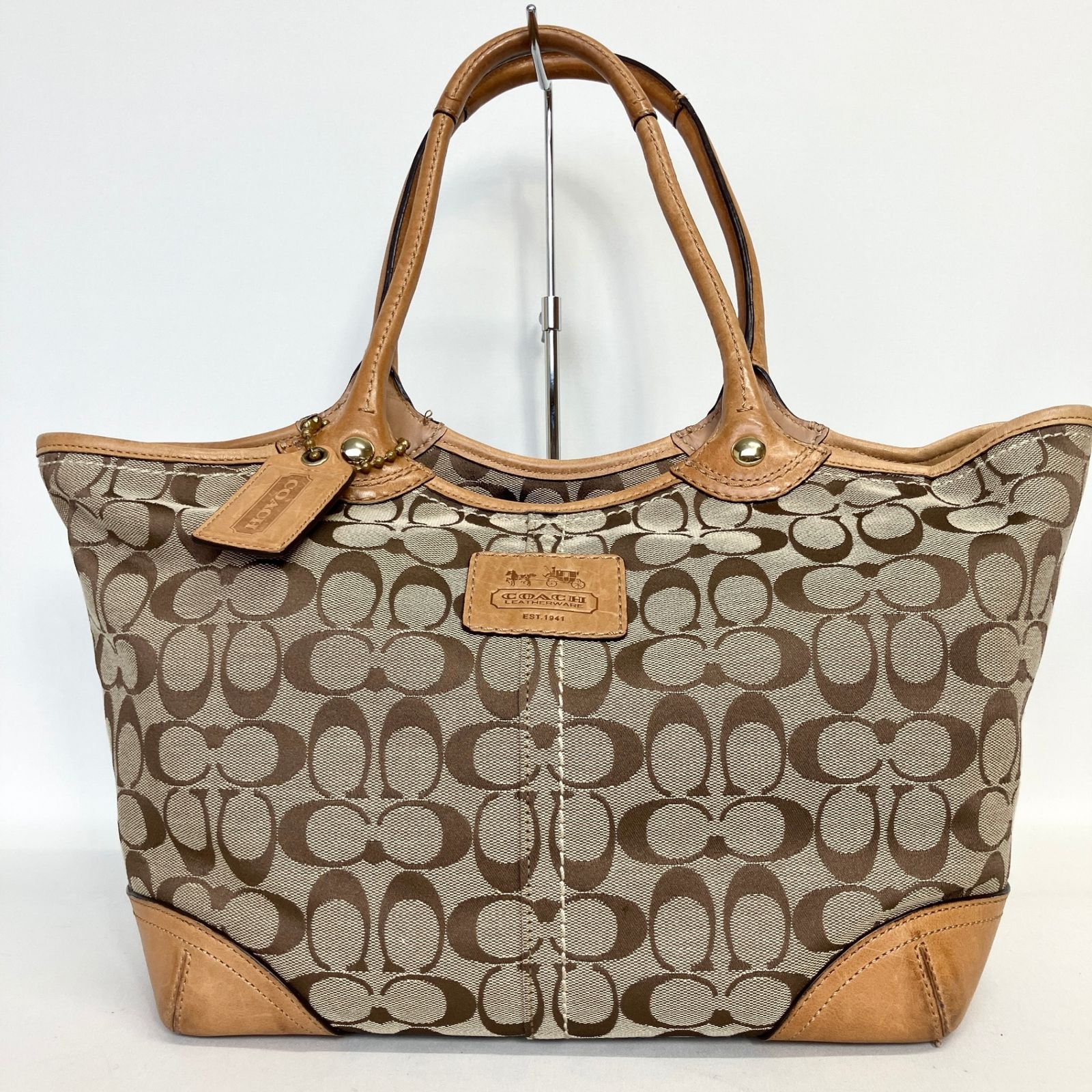 2502-147｜美品｜トッズ トートバッグ レザー ダークカーキ 2502-147｜美品｜トッズ トートバッグ レザー ダークカーキ