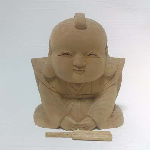 福助 木彫