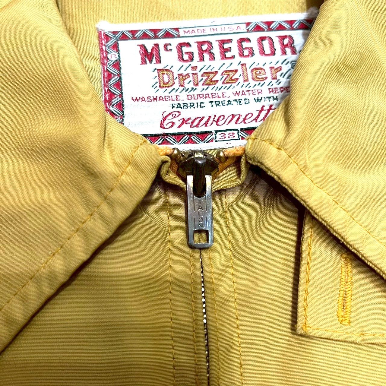McGREGOR 60's ヴィンテージ ドリズラー ジャケット 古着 60s USA製 McGREGOR 「Scotchgard Drizzler」 防水
