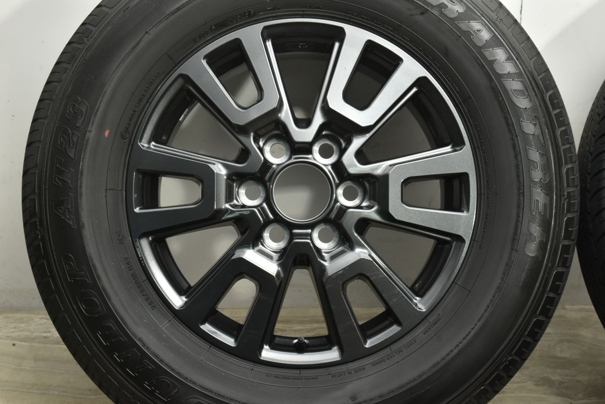 全国送料無料! 製 新車外し トヨタ ランドクルーザー250 純正 18in 7J 51 PCD139.7 ダンロップ AT23 265|65R18 レクサスLX600|700 バリ溝 【爆売り！】