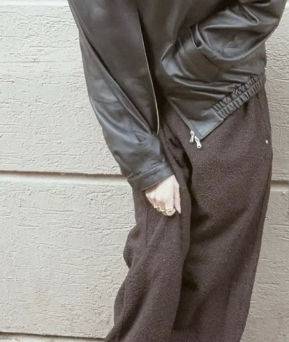 MUDULE プレーン スウェットパンツ ブラウン 4サイズ