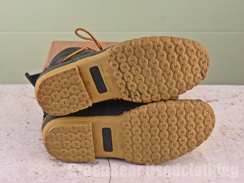 USA製】【L.L.bean】【ネイビー】ラバーモカシン【ビーンブーツ