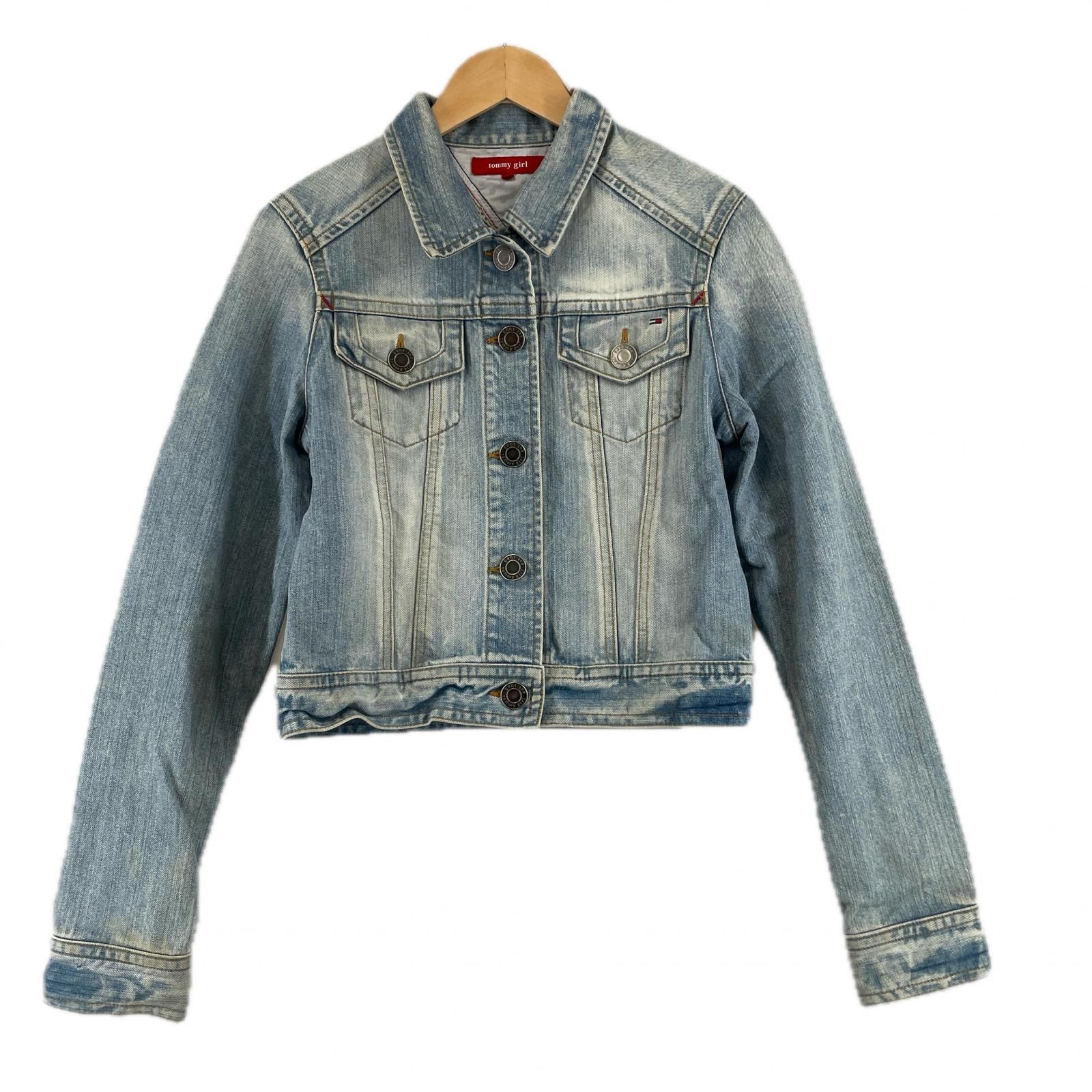 美品 tommy girl トミーガール 無地 秋冬 AW デニムジャケット 