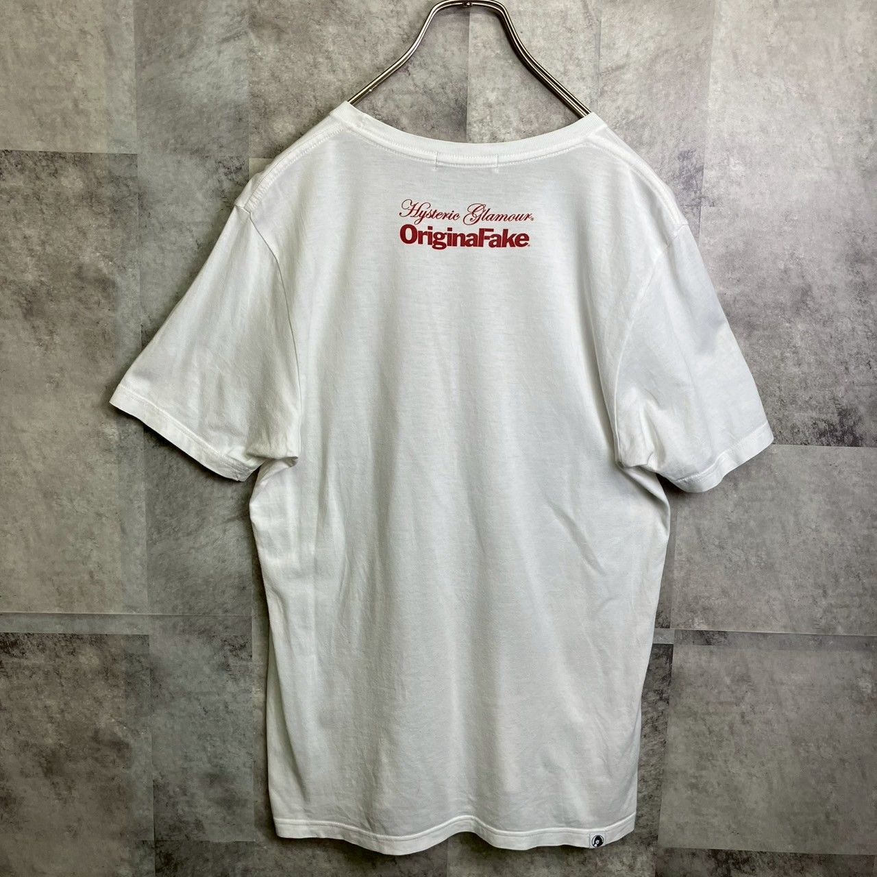 ヒステリックグラマー×カウズ×オリジナルフェイク Tシャツ ヒスガール