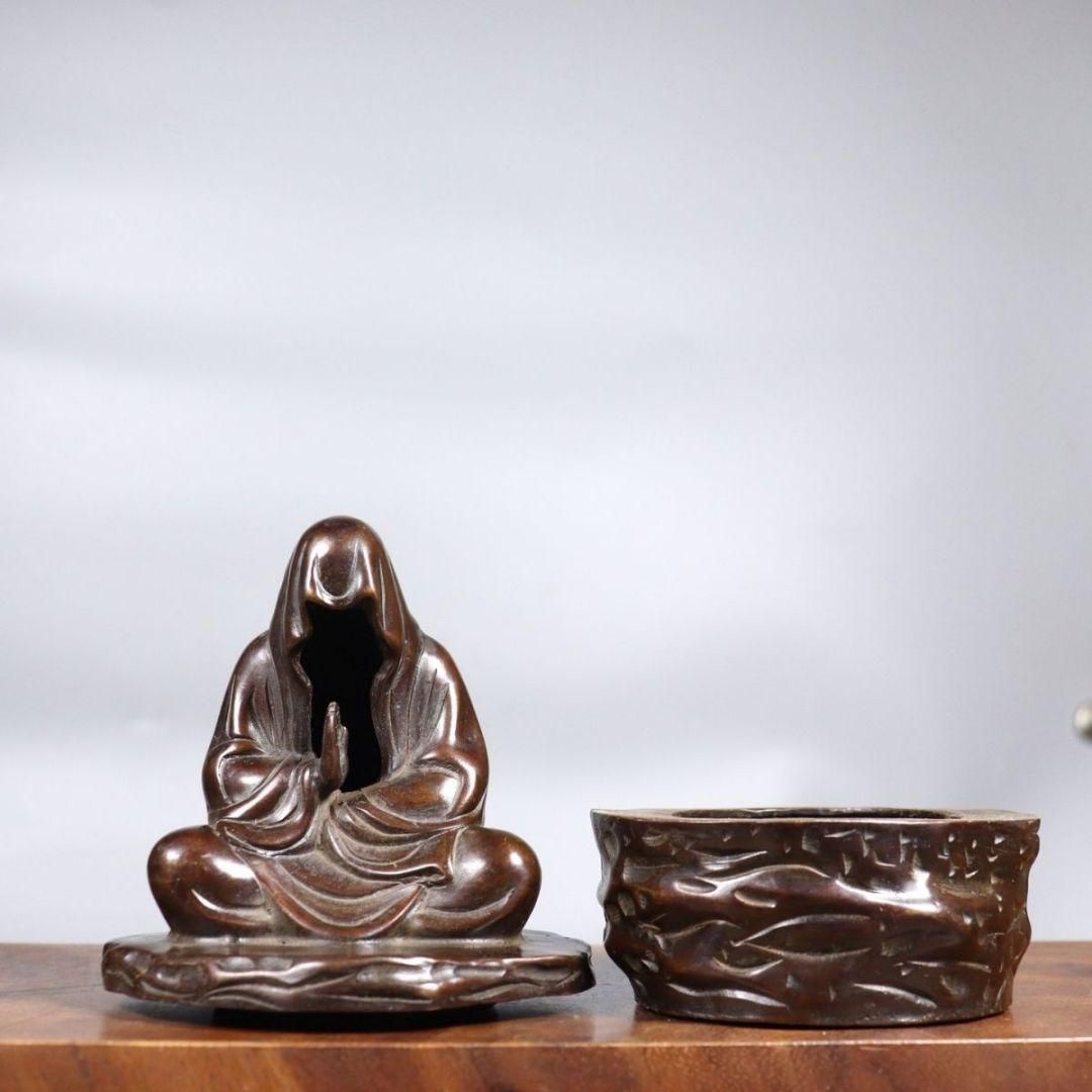 無相仏香炉 置物 香炉 薫香炉 装飾 銅器 装飾品 工芸品 美術品
