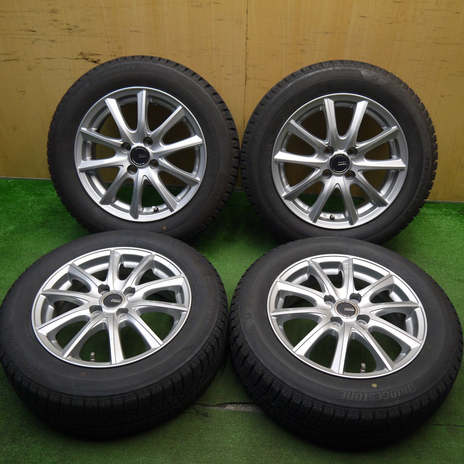 ミニクーパー純正　ブリヂストンスタッドレス　175/65R15 R55.56など 正規品】MINI R55 R56 ミニクーパー 純正 15in 5.5J +45 PCD100
