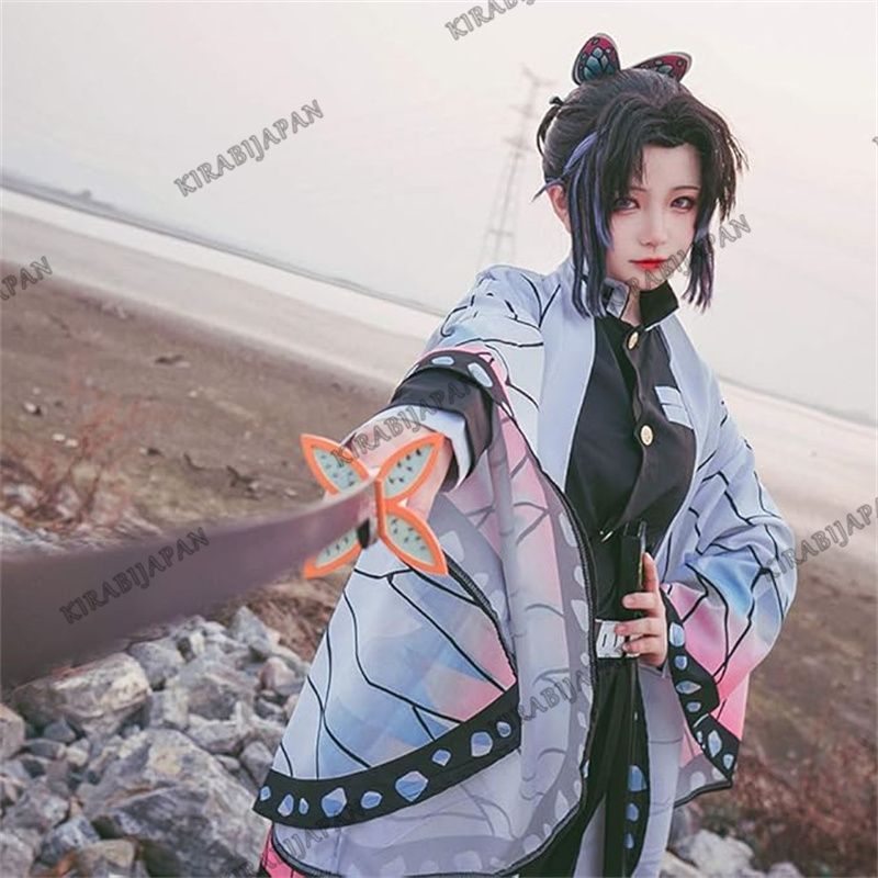 【別売り可能】鬼滅の刃　胡蝶しのぶ　コスプレ　衣装【大人用】 大人用 鬼滅の刃 胡蝶しのぶ 蟲柱 コスプレ 衣装 鬼殺隊 隊服