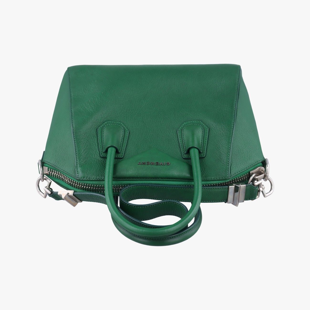 ジバンシーGivenchyアンティゴナグリーンレザー3C0182