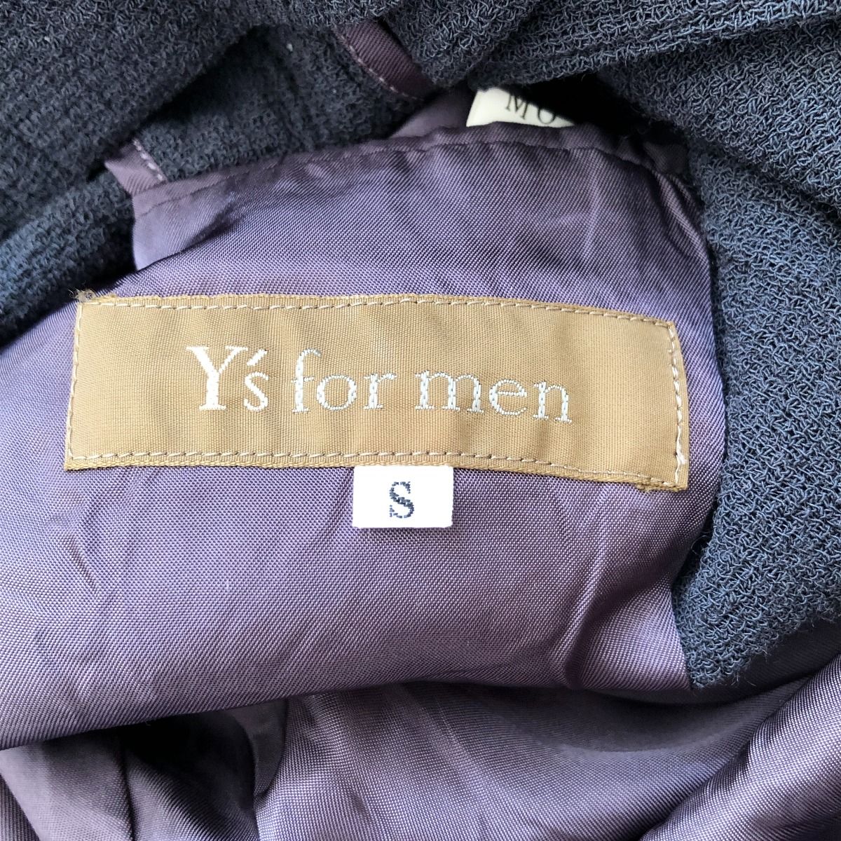 □□93年製 Ys for men メンズ衣料 ジャケット テーラードジャケット 93年製  SIZE S MO-J05-101 ネイビー