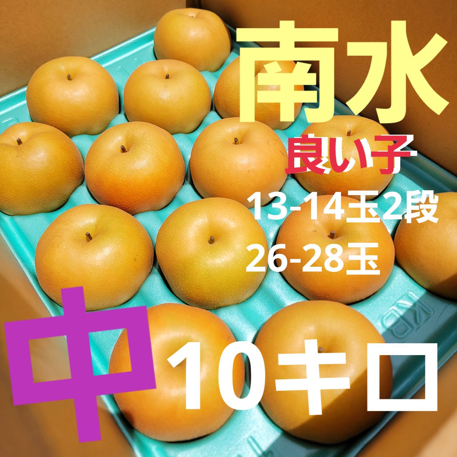 南水10キロ良い子 中玉13-14玉 記載内容読んでください