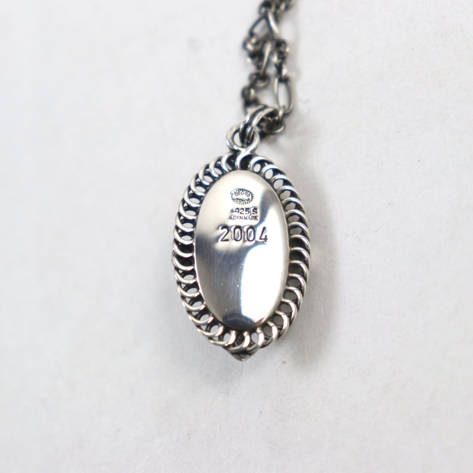 極美品○Georg Jensen ジョージジェンセン 2004 イヤーペンダント 