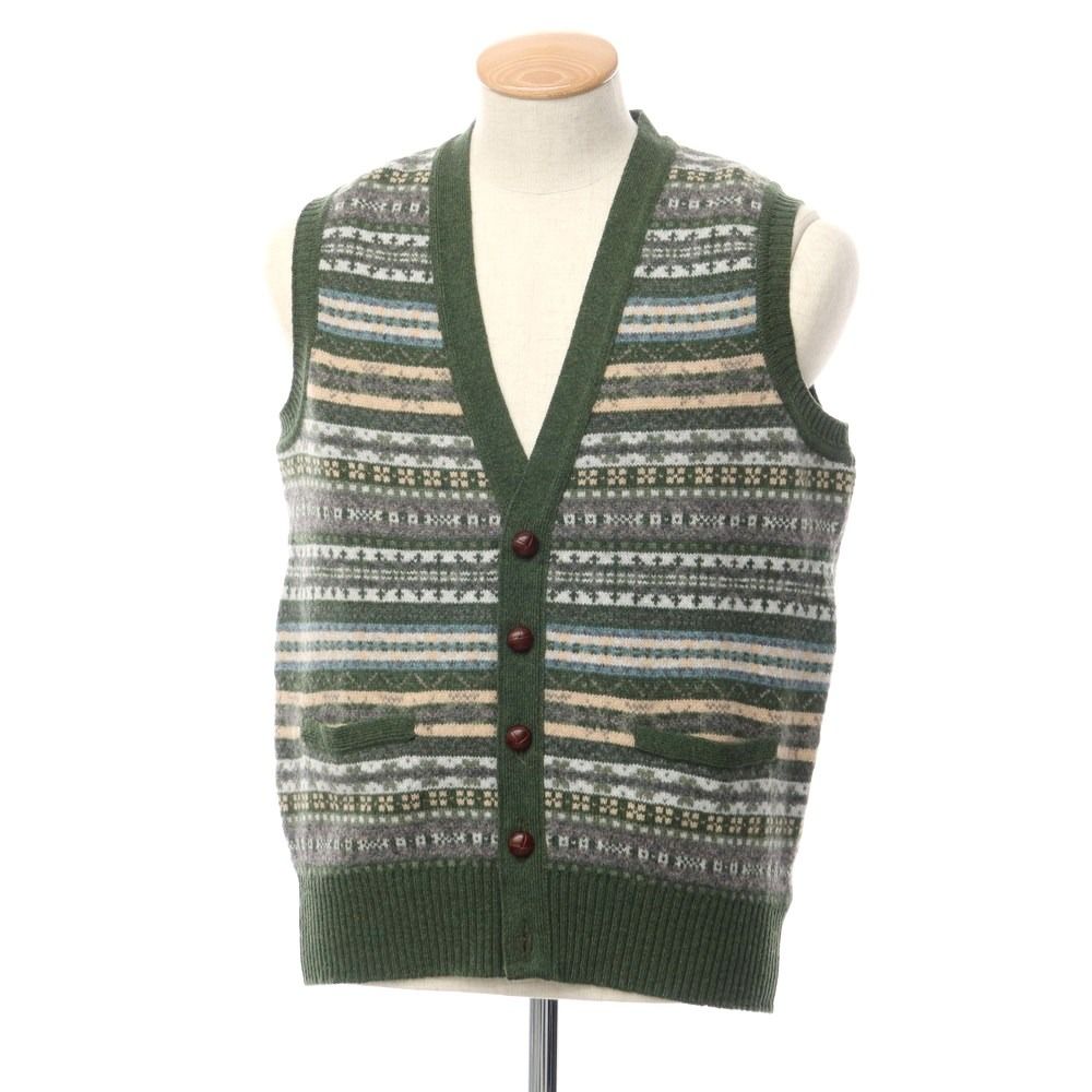 【名品】スコットランド製 ウィリアムロッキー アーガイル柄ニットベスト 名品スコットランド製 ウィリアムロッキー アーガイル柄ニットベスト