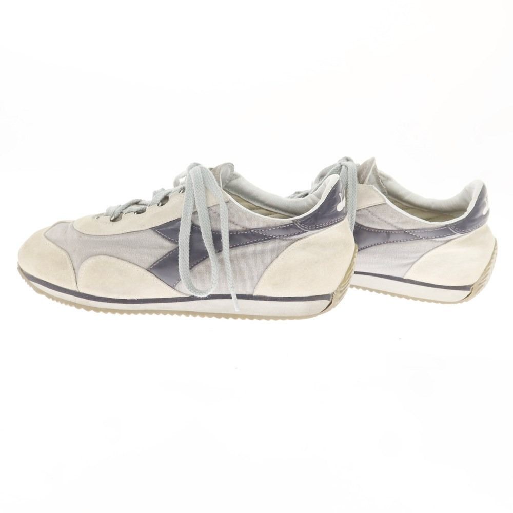 【中古】ディアドラ Diadora HERITAGE EQUIPE スニーカー グレーxべージュ【サイズ27cm位（表記なし）】【メンズ】