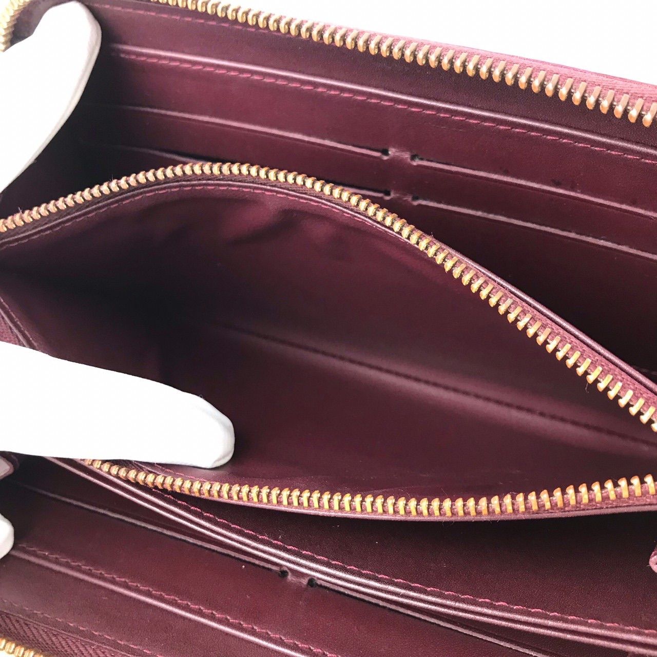正規品】ルイヴィトン☆長財布☆紫色☆モノグラム☆ヴェルニ