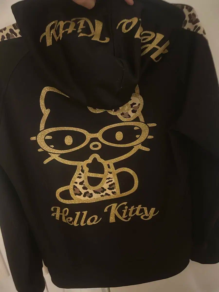 ギャル レオパード hello kitty ハローキティ セットアップ メガネ hello kitty ハローキティ ジップアップ