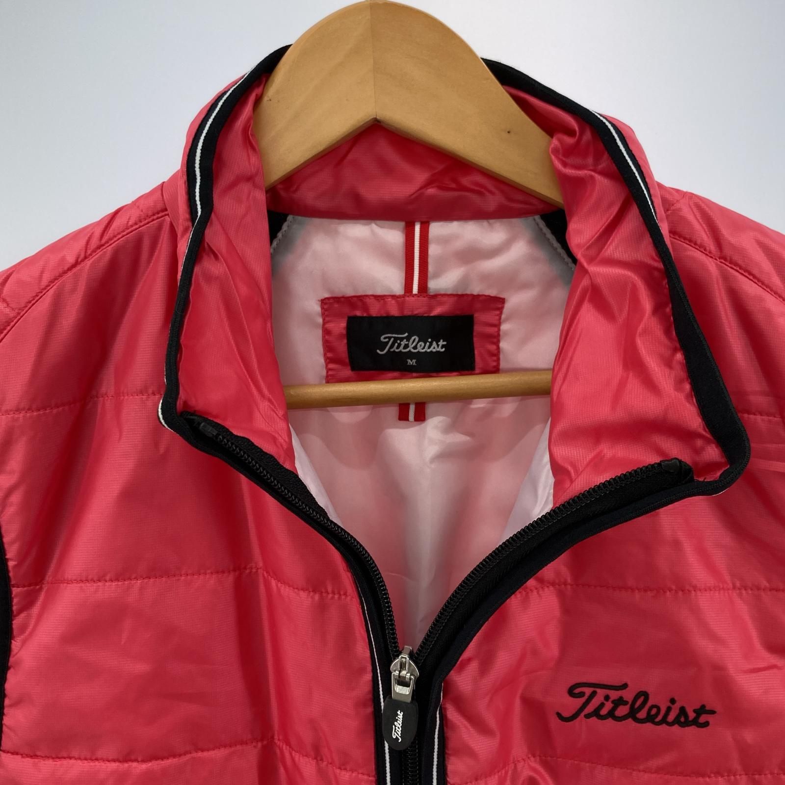 Titleist タイトリスト 中綿ベスト sizeM/ピンク×ブラック - メルカリ