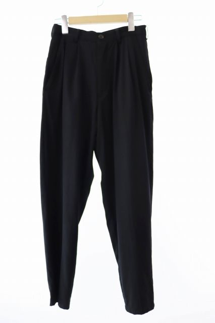 ワイズ Y's タック パンツ YR-P93-100 S 黒 ブラック ブランド古着ベクトル 中古  250117