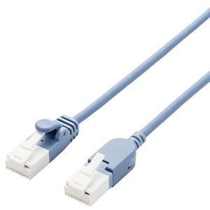 【5個セット】 エレコム スイングコネクタLANケーブル(Cat6A準拠) 5m
