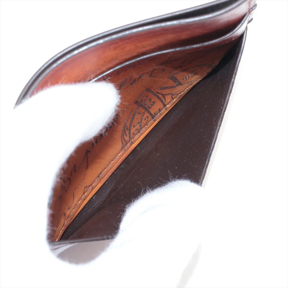 週末値下げ！ベルルッティ　バンブー ネオ スクリットレザーカードホルダー未使用 ベルルッティバンブー ネオ スクリットレザーカードホルダー未使用