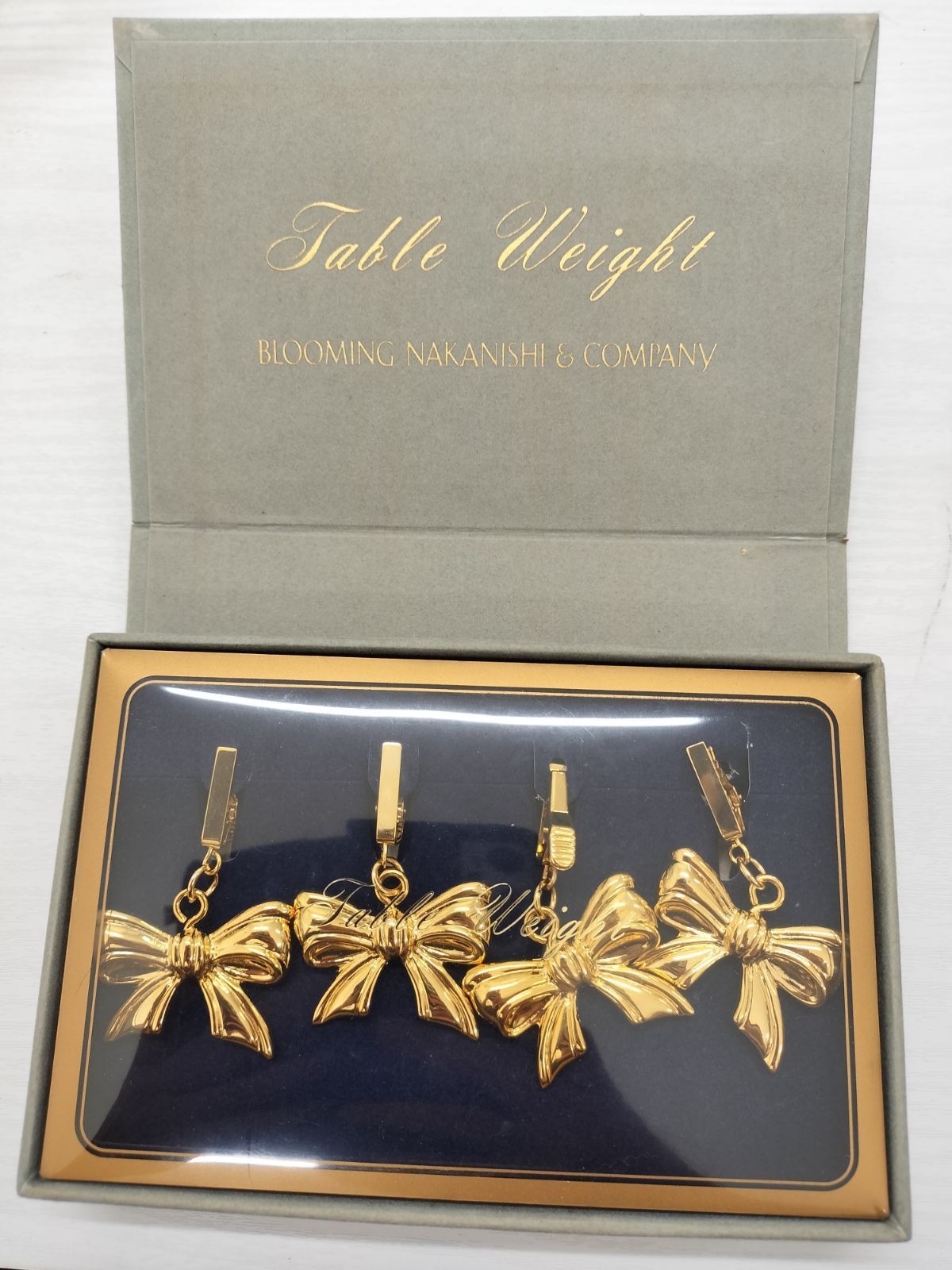 テーブルウェイト ブルーミングナカニシ リボン - メルカリ