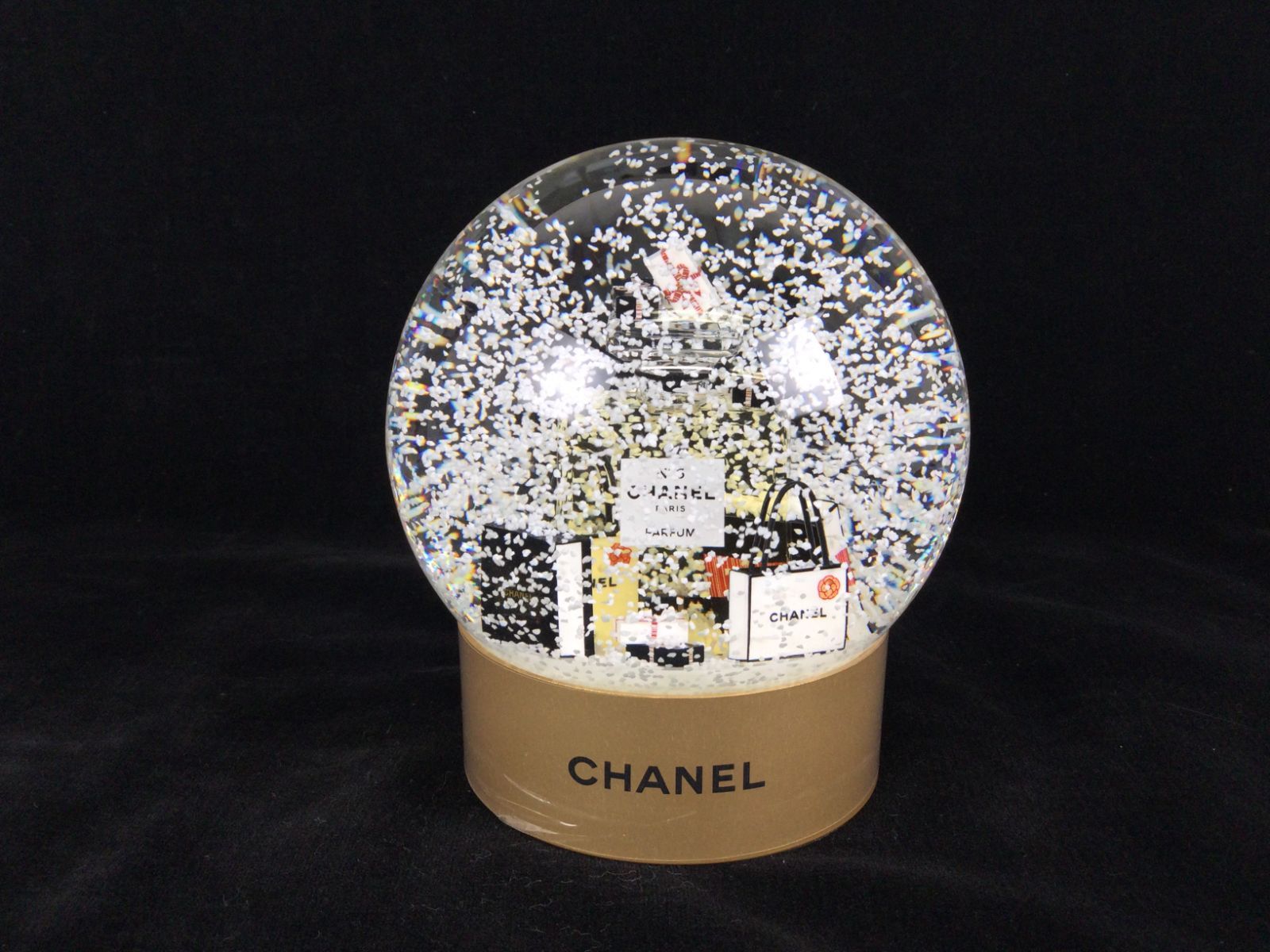 1209 M1010936732 CHANEL シャネル VIP限定品 スノードーム ノベルティ 100周年 No.5 インテリア  箱付き|mercariメルカリ官方指定廠商|Bibian比比昂代買代購