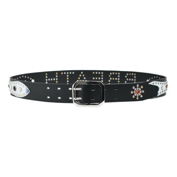 BREATH studs logo belt
