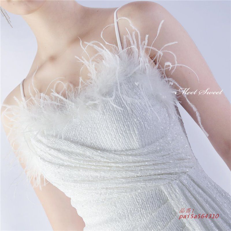 スパンイブニングドレス