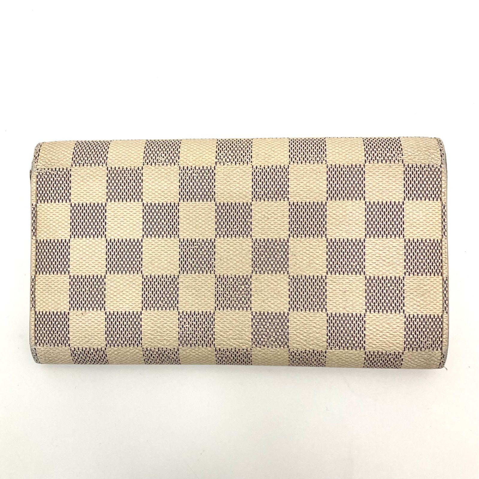【美品】ルイヴィトン ☆ポルトフォイユサラ ダミエ アズール 長財布 ◇LOUIS VUITTON◇ルイヴィトン ダミエ アズール ポルトフォイユ
