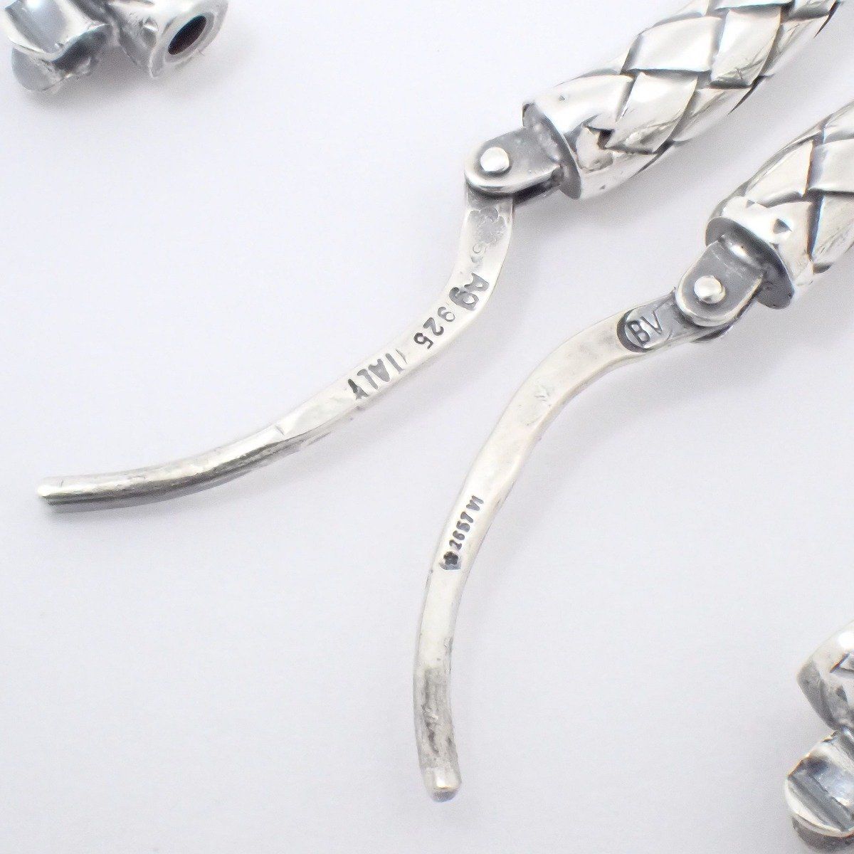 BOTTEGA VENETA ピアス チェーン シルバー BOTTEGA VENETA チェーン