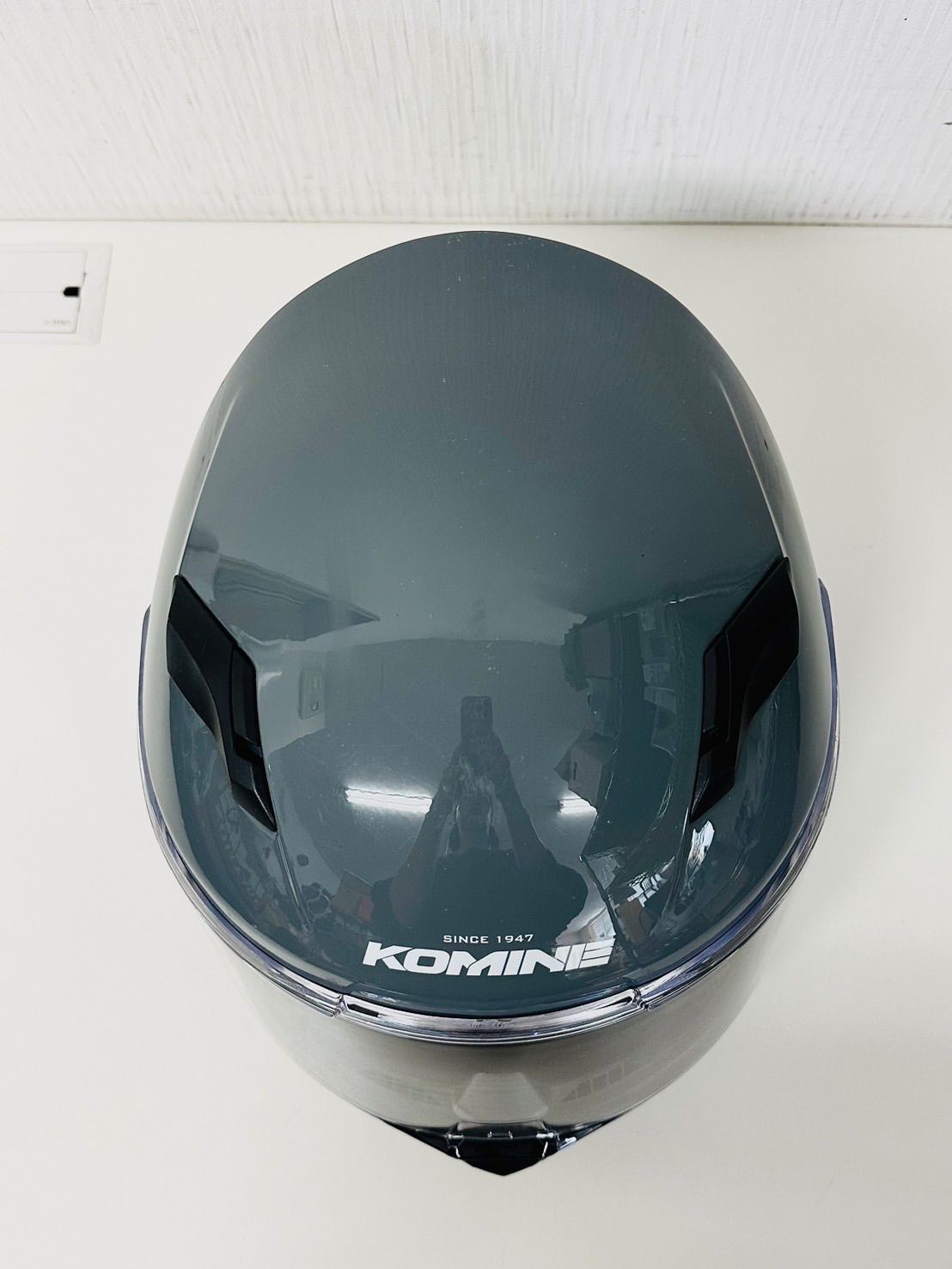 KOMINE コミネ HK-170 Lサイズ グレー フルフェイスヘルメット - メルカリ